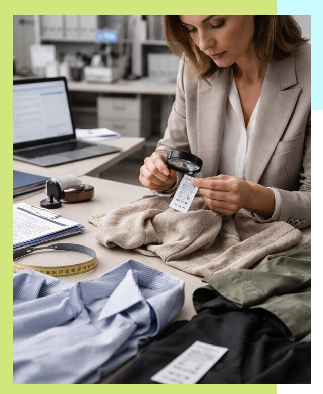 Сертификация одежды и текстиля в Каменке, быстрая экспертиза