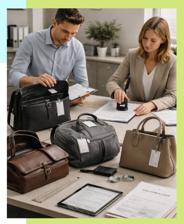 Сертификация сумок в Каменке от 7586 руб. | Алешин-Кам