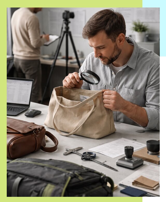 Сертификация сумок в Каменке, оформление и получение сертификатов