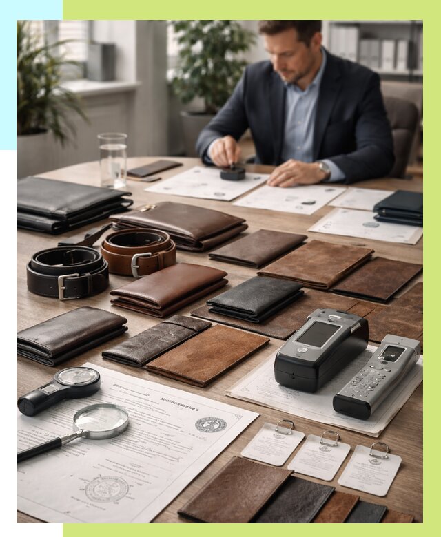 Сертификация кожаных изделий в Каменке от 12138 р. | Алешин-Кам