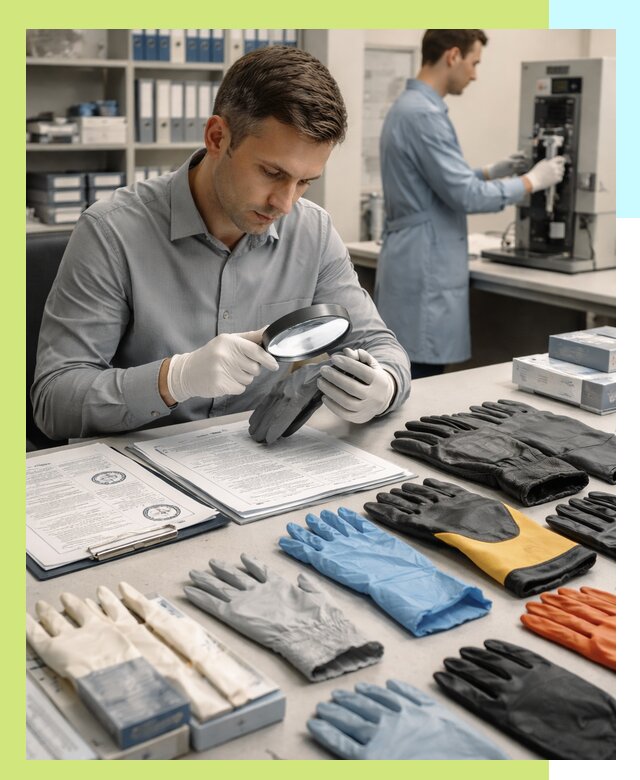 Сертификация перчаток и средств защиты продукции в Каменке