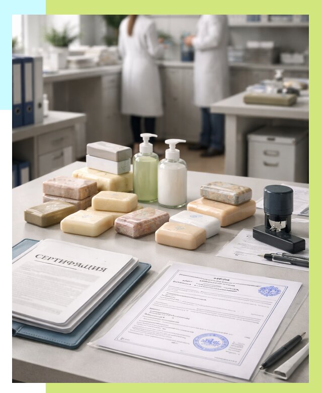 Сертификация мыла и сертификат на мыло в Каменке от 12138 | Алешин-Кам