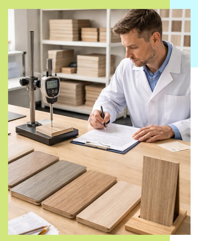 Сертификация ламината с испытаниями и оформлением документов в Каменке