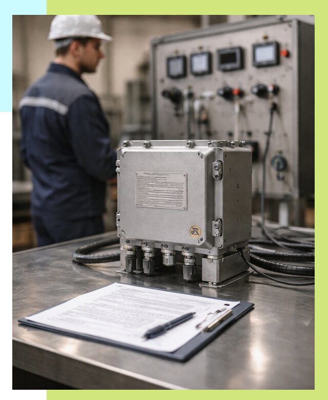 Сертификация взрывозащищенного оборудования в Каменке от 35403 р. | Алешин-Кам