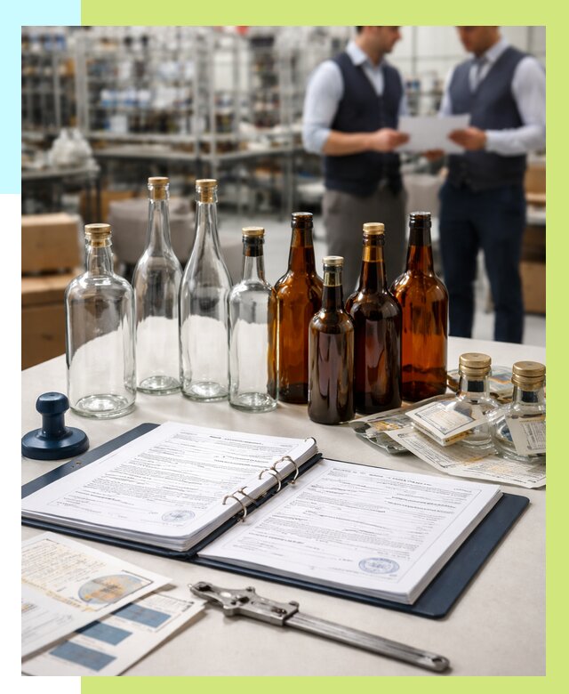 Сертификация стеклянных бутылок в Каменке от 25288 р. | Алешин-Кам