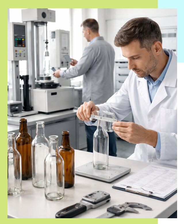 Сертификация стеклянных бутылок и сопутствующей упаковки в Каменке