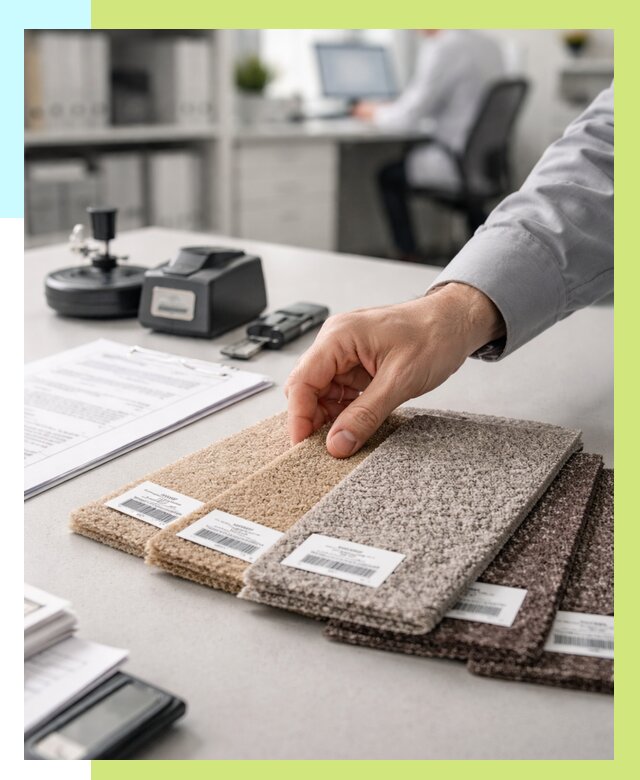 Сертификация ковролина в Каменке от 15173 р., Алешин-Кам