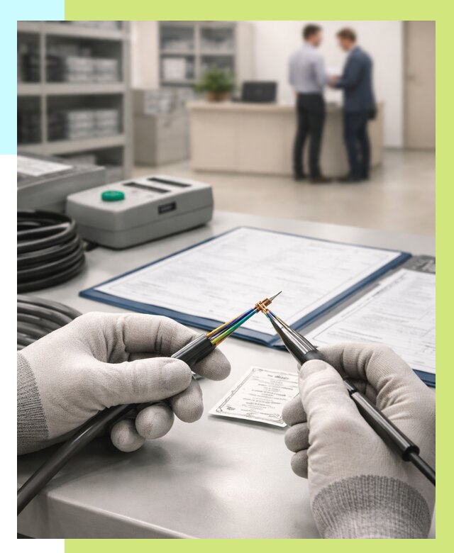 Сертификация провода в Каменке от 18207 р. в Алешин-Кам