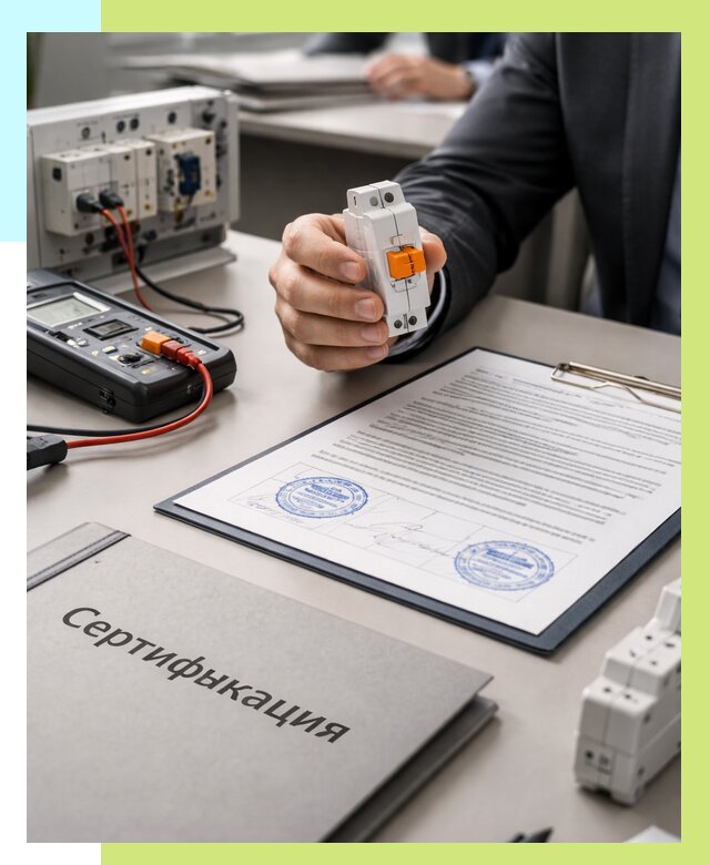 Сертификация выключателей под ключ в Каменке от 15173 р. | Алешин-Кам