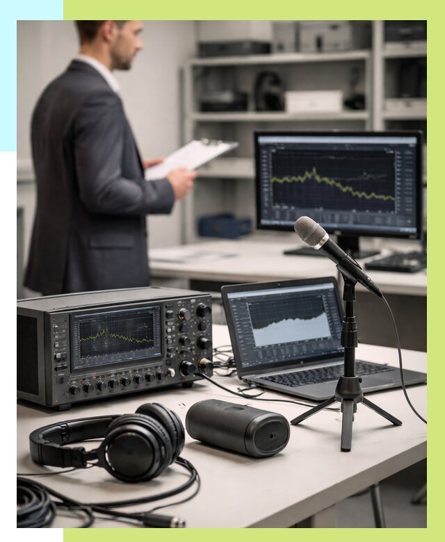 Сертификация аудиотехники в Каменке от 15173 р., Алешин-Кам