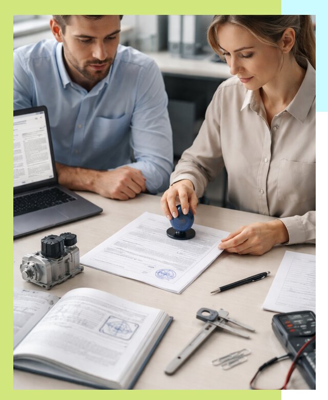 Выдача паспорта изделия и техническая экспертиза продукции в Каменке