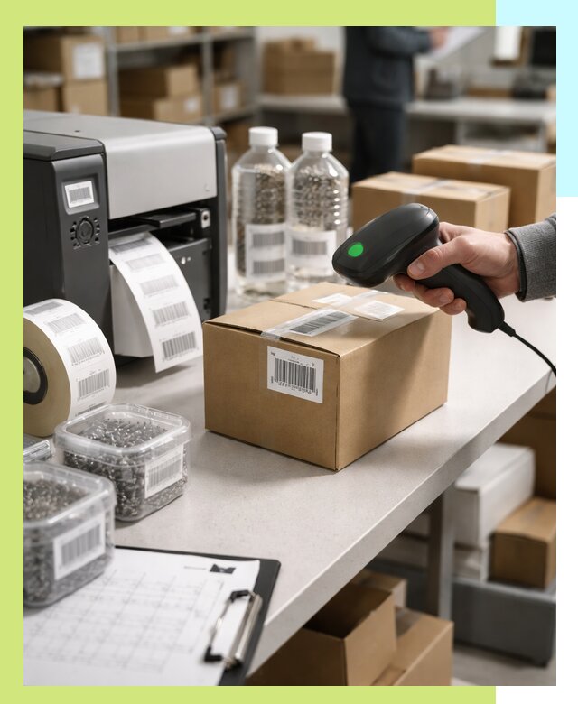 Штрихкодирование продукции и маркировка для продажи в Каменке