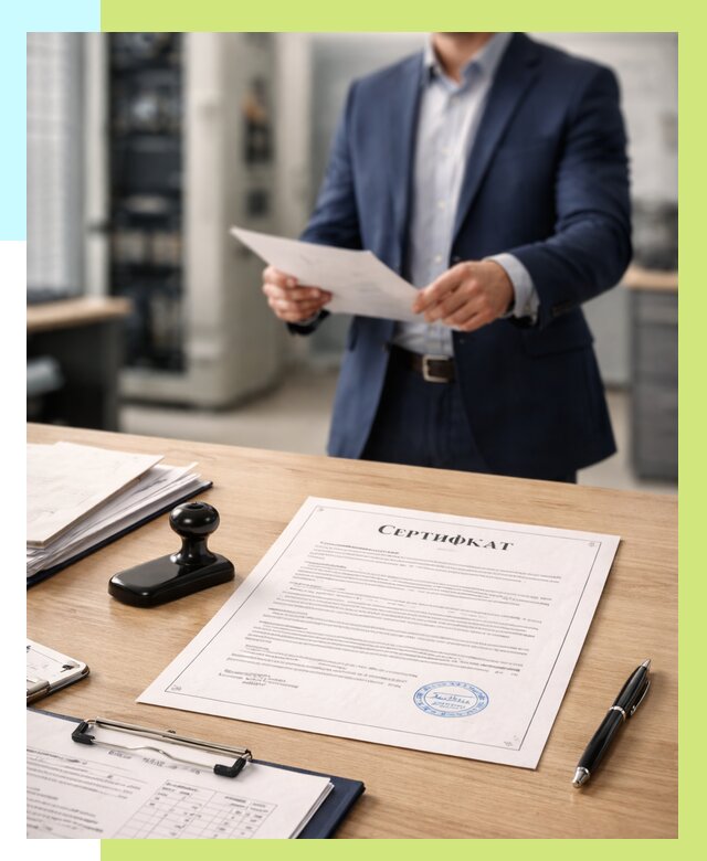 Сертификат на оборудование в Каменке от 15173 р. | Алешин-Кам