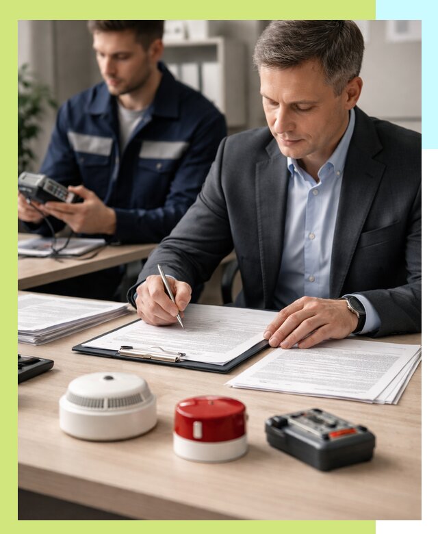 Получение добровольного пожарного сертификата в Каменке