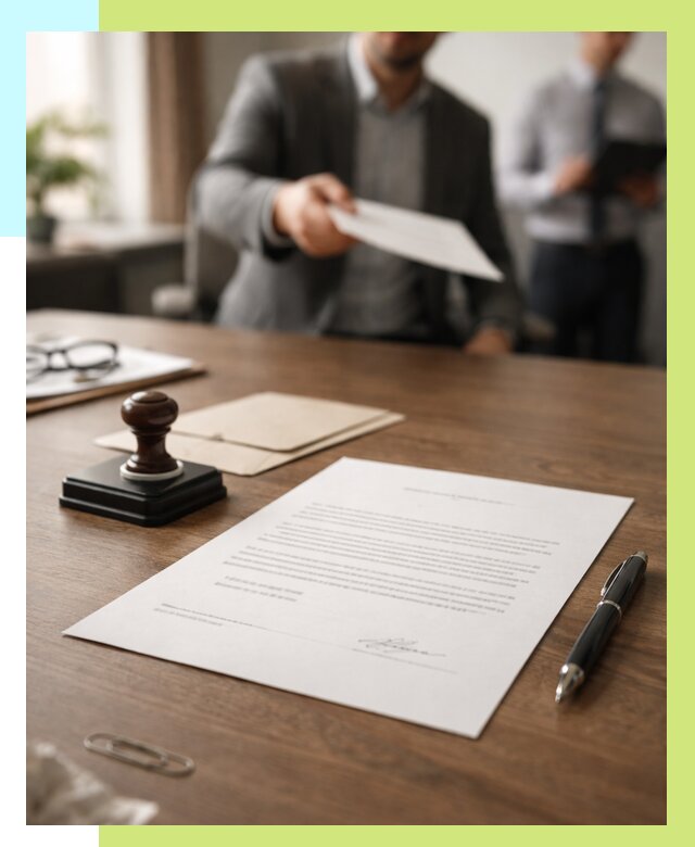 Отказное письмо по сертификации в Каменке от 3540 р. | Алешин-Кам