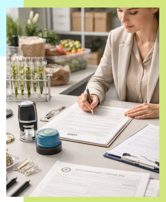 Фитосанитарный сертификат оформить в Каменке от 4552 р. | Алешин-Кам