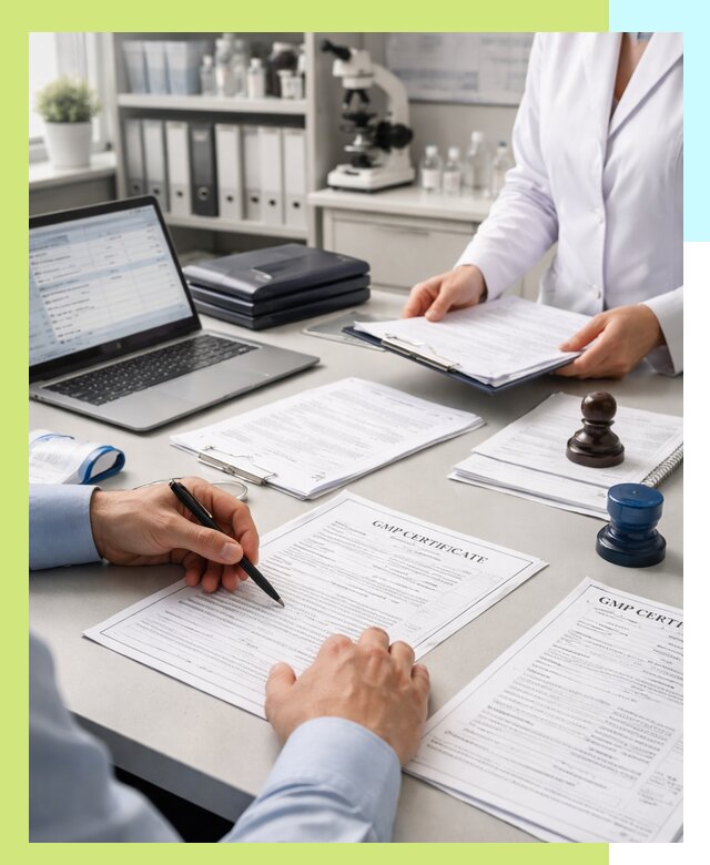 Оформление сертификата GMP в Каменке для фармпроизводства