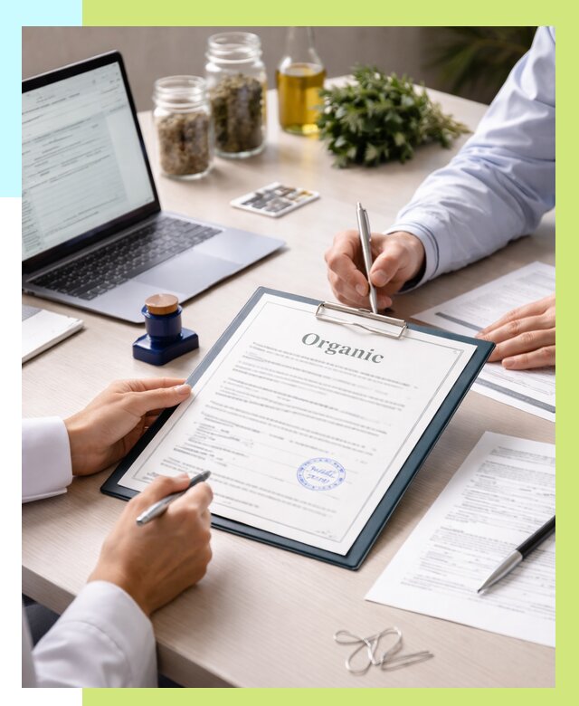 Оформление сертификат органик в Каменке от 30345 р. | Алешин-Кам