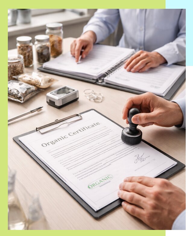 Получение органик сертификата для продукции в Каменке