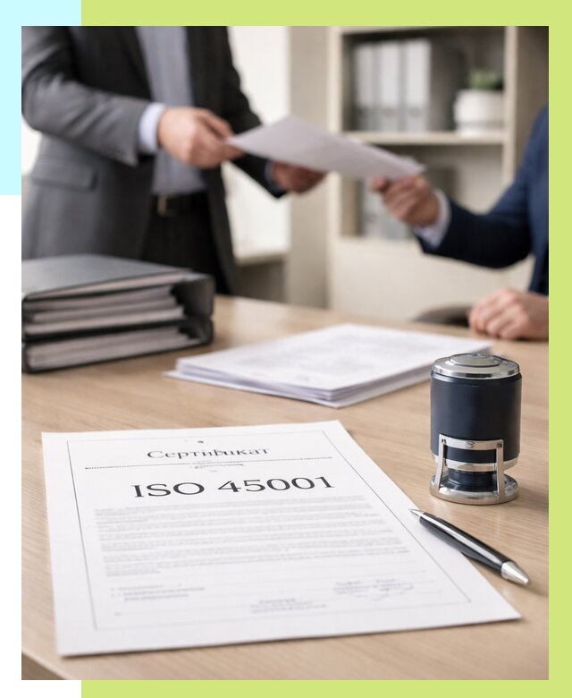Сертификат ISO 45001 в Каменке под ключ от 45518 р. | Алешин-Кам