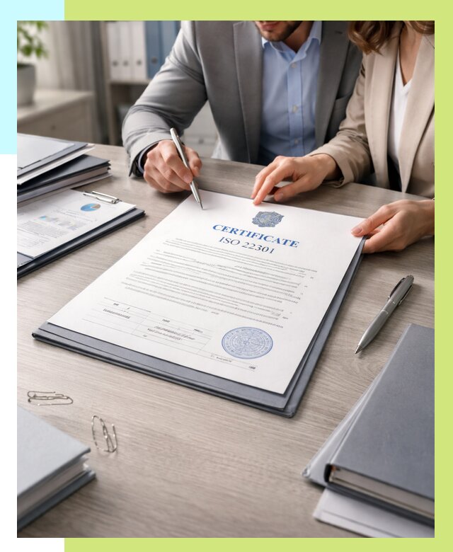 Сертификат ISO 22301 в Каменке от 45518 р. | Алешин-Кам срочно