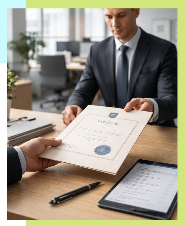 Сертификат ISO 30301 в Каменке от 35403 р. | Алешин-Кам - под ключ