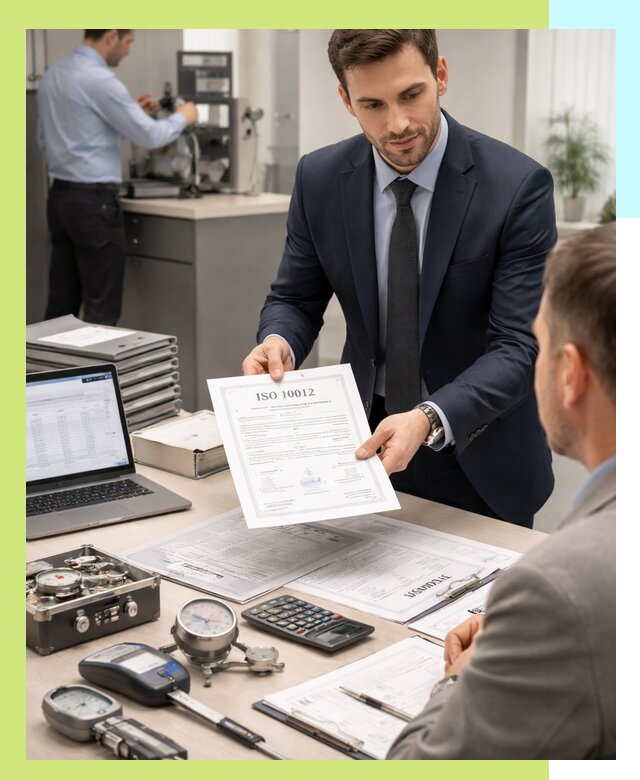 Выдача сертификата ISO 10012 по требованиям метрологии в Каменке