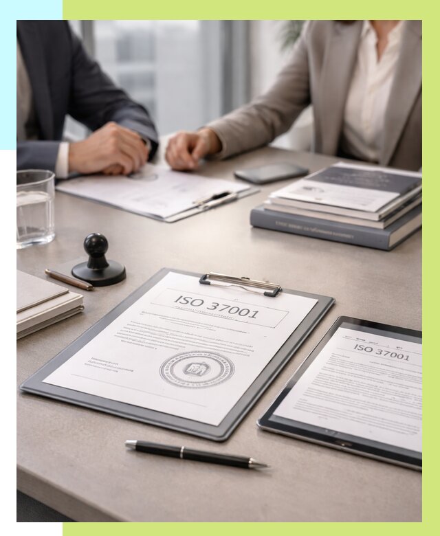 Сертификат ISO 37001 в Каменке оформить от 121380 р. Алешин-Кам